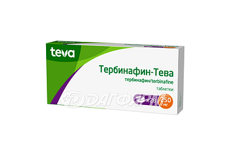 ТЕРБИНАФИН-ТЕВА таблетки 250мг №28