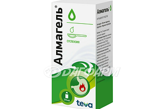 АЛМАГЕЛЬ суспензия для приема внутрь флакон 170мл