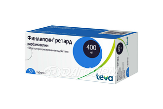 ФИНЛЕПСИН РЕТАРД таблетки пролонгированного действия 400мг №50